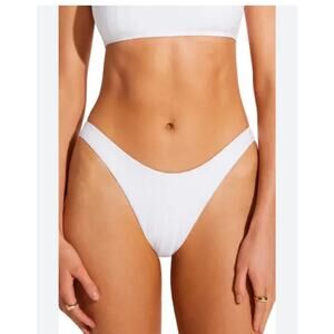 Vitamin A® California High Leg
Bikini Bottoms White Bottom
Swimwear for Women